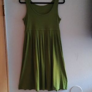 Grassy flare dress
